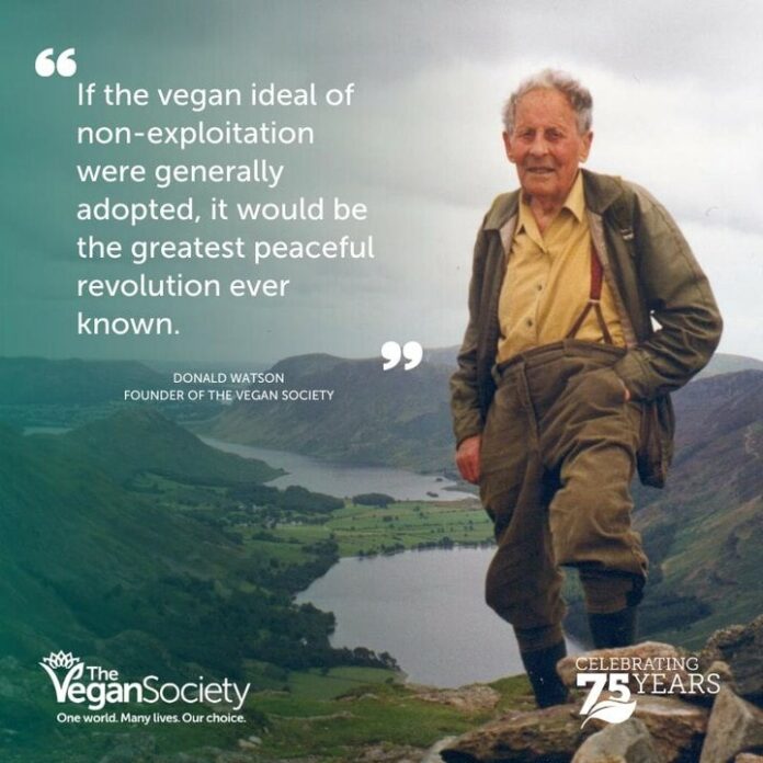 Donald Watson, první člověk, který použil slovo VEGAN veganfighter.eu
